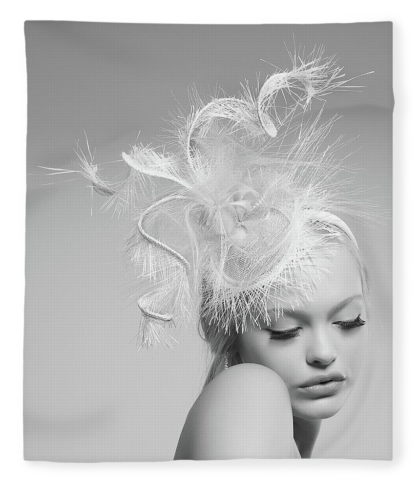 Kimmi Fleece Blanket featuring the photograph Elegance by Jurgen Lorenzen