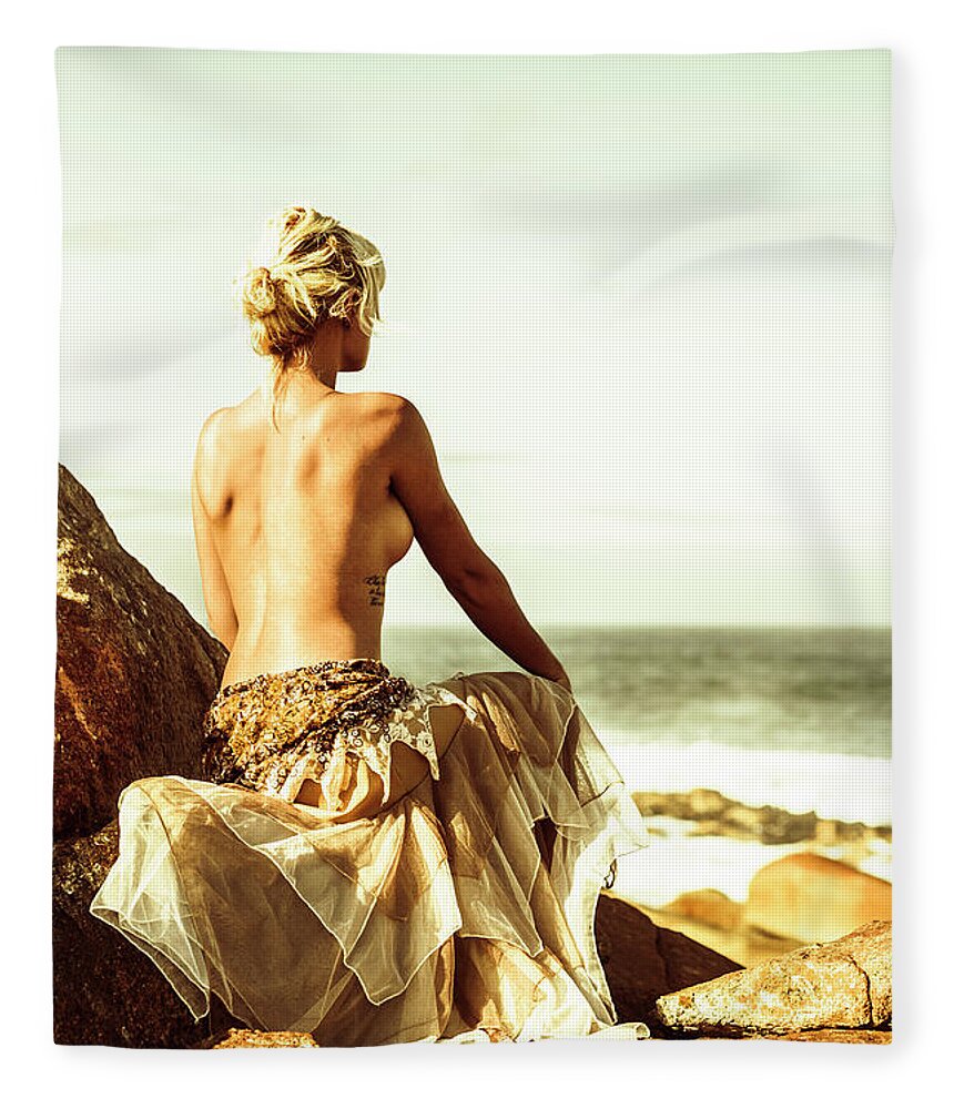 Freedom Fleece Blanket featuring the photograph Elegant classical beauty by Jorgo Photography