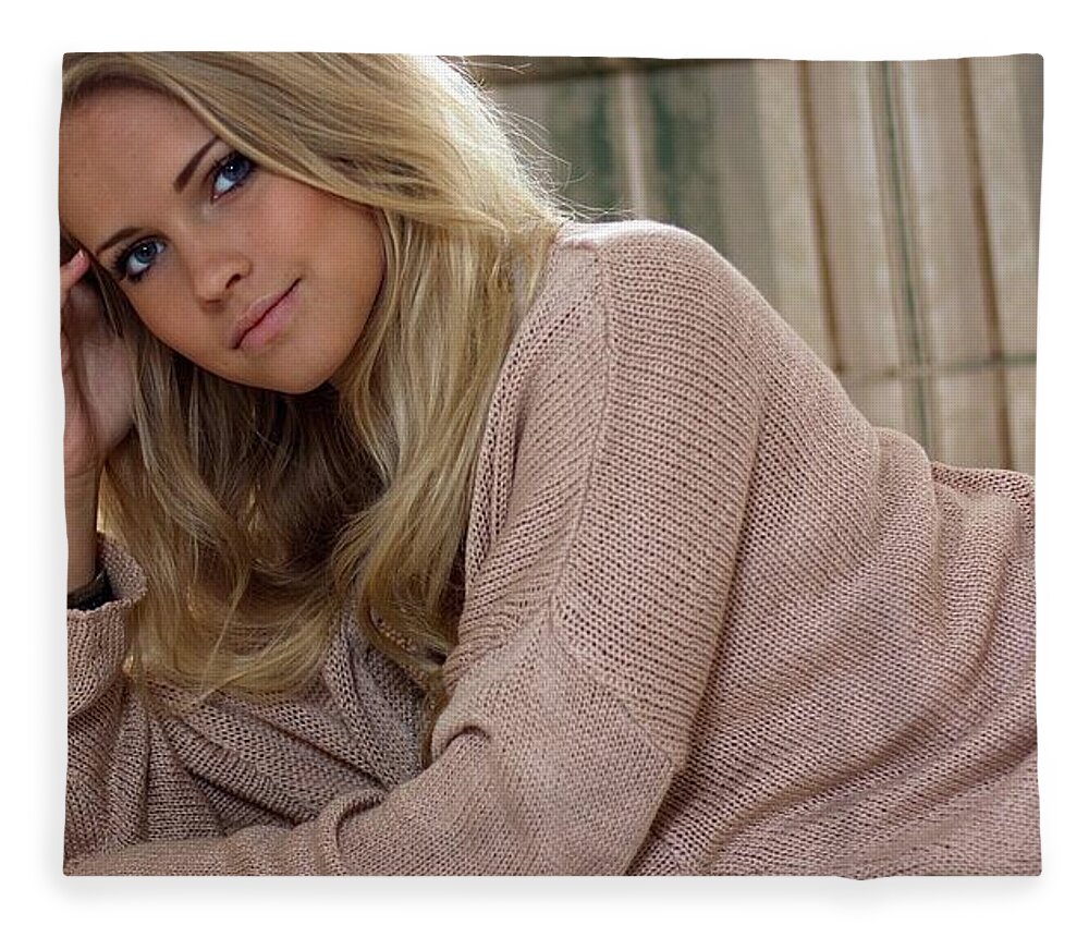 Emilie Marie Nereng Fleece Blanket featuring the photograph Emilie Marie Nereng by Jackie Russo