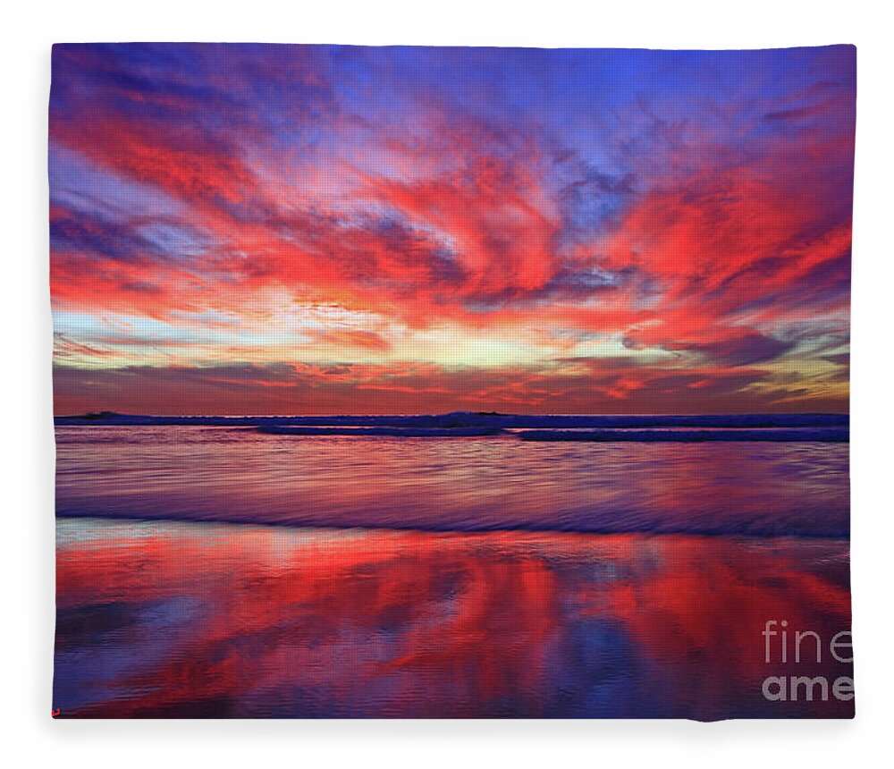Landscapes Fleece Blanket featuring the photograph Moment by John F Tsumas