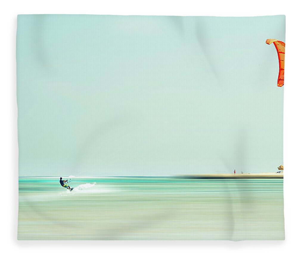 2x1 Fleece Blanket featuring the photograph Endless summer by Hannes Cmarits
