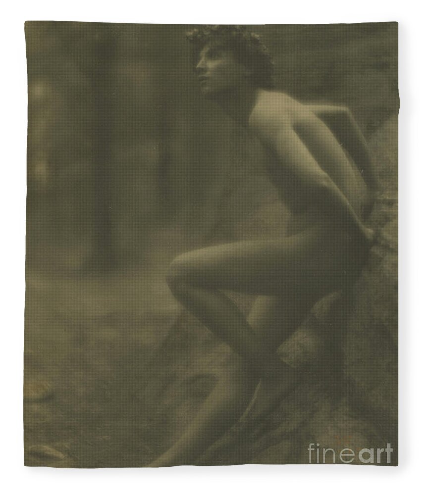 Erotica Fleece Blanket featuring the photograph Endymion, F. Holland Day, 1907 by Science Source