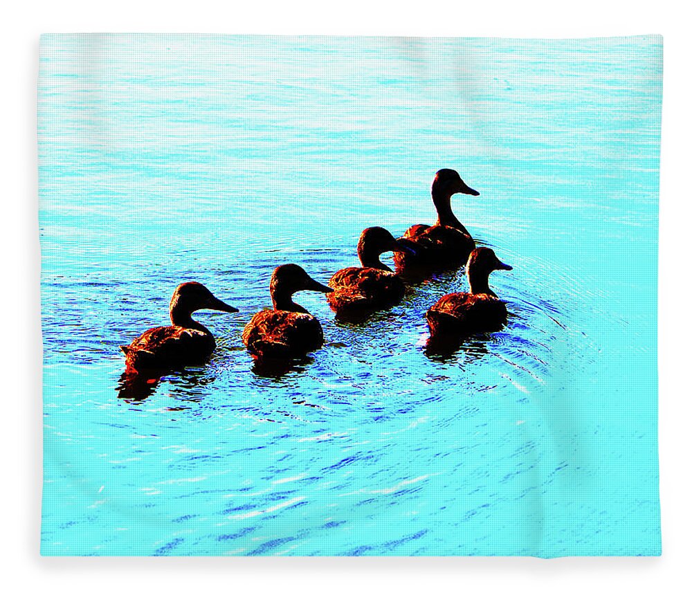 Landscape Fleece Blanket featuring the photograph Family by Meghan Elizabeth