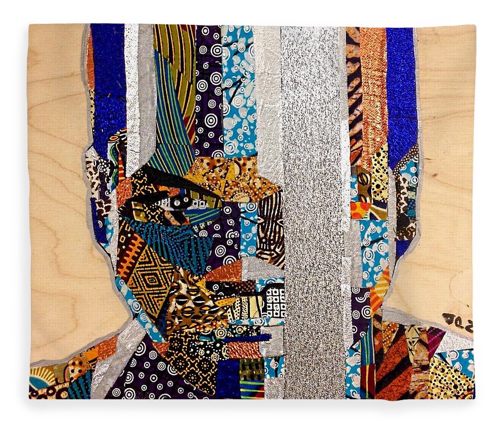 Sci-fi Fleece Blanket featuring the tapestry - textile Finn Star Wars Awakens Afrofuturist by Apanaki Temitayo M