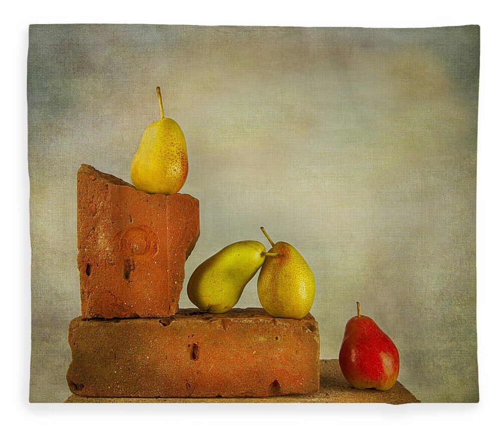 Dutch Masters Fleece Blanket featuring the photograph Forelle Pears by Theresa Tahara