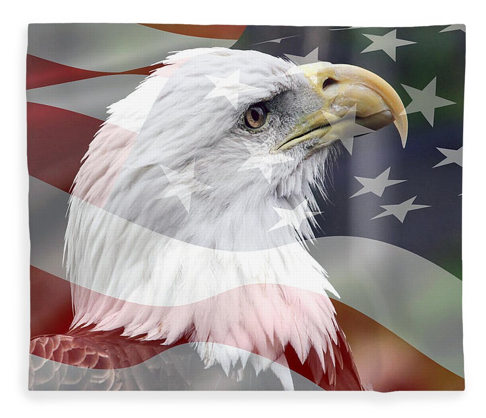 America Fleece Blanket featuring the photograph Freedom by Jackson Pearson