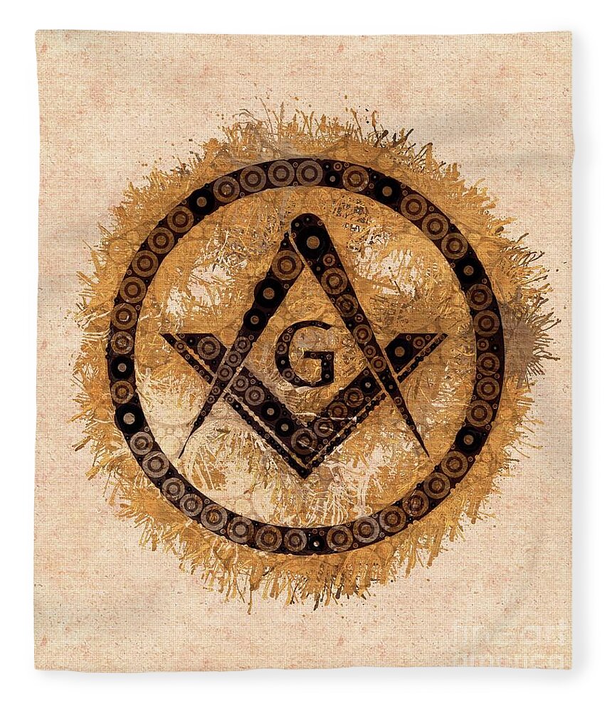 Freemasonry Masonic Logo Comfortable Throw Blanket Plush Soft Cozy Quilt Bedding Decor Bedroom Decorations Wearable