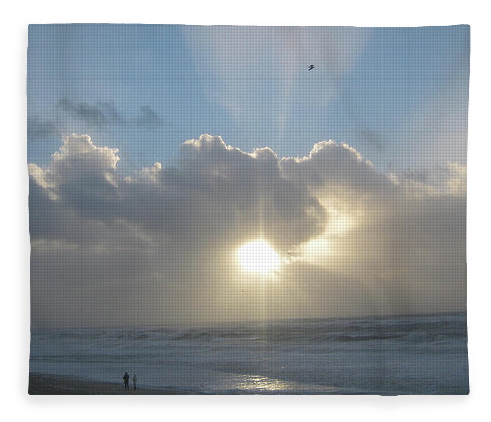 Gate To Eternity Fleece Blanket featuring the photograph Gate to eternity by Heidi Sieber