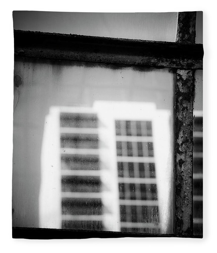 Blumwurks Fleece Blanket featuring the photograph Glass Houses by Matthew Blum
