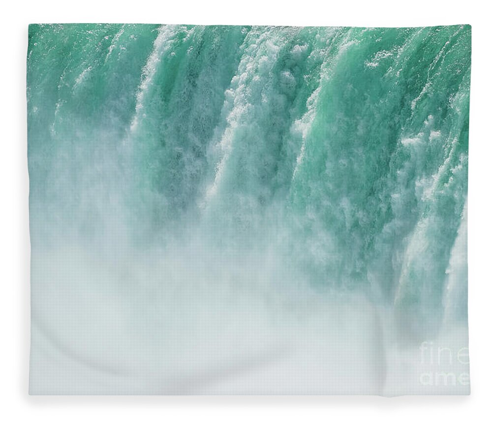 Canada Fleece Blanket featuring the photograph Go With the Flow by Carrie Cole