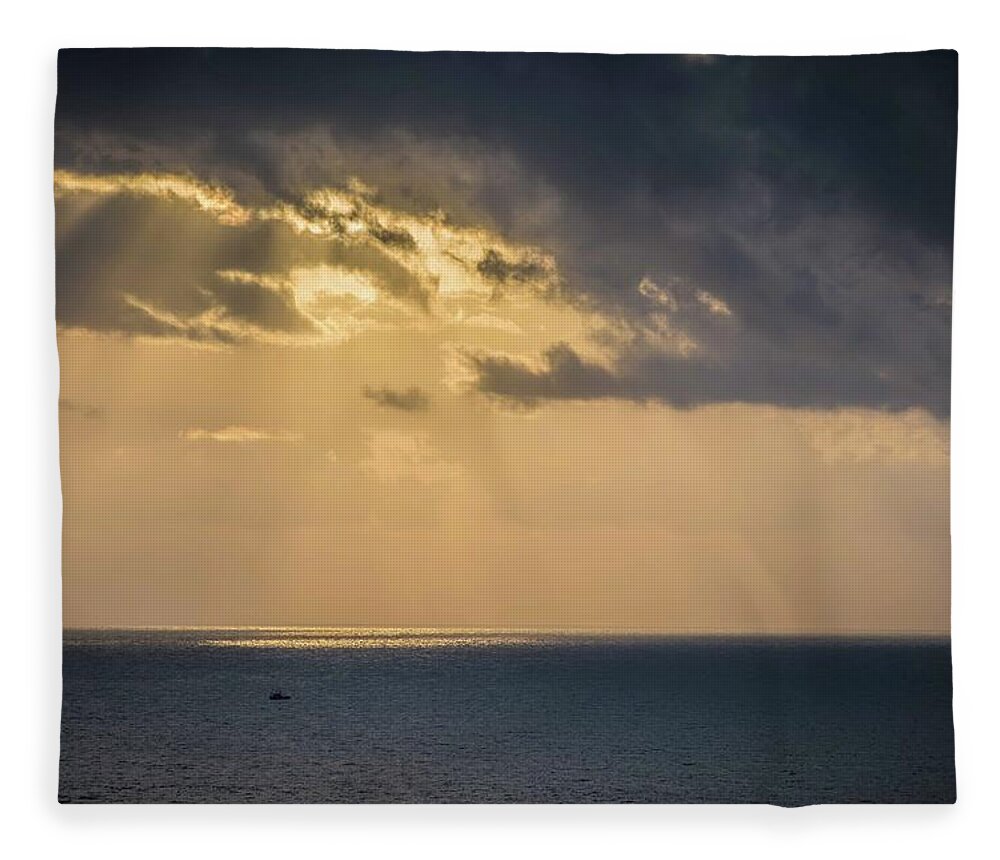 Sunrise Fleece Blanket featuring the photograph Going the Distance by Larkin's Balcony Photography