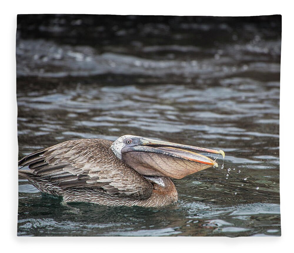 Animals Fleece Blanket featuring the photograph Got Him by Kathy McClure
