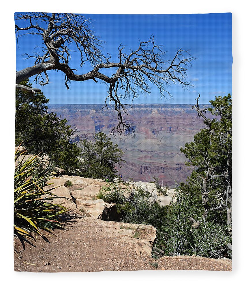 Grand Canyon Fleece Blanket featuring the photograph Grand Canyon 2 by Aimee L Maher ALM GALLERY