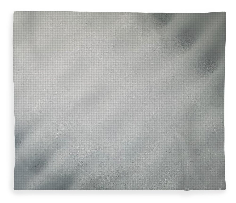 Modern Art Fleece Blanket featuring the painting Greyscale by Jarek Filipowicz