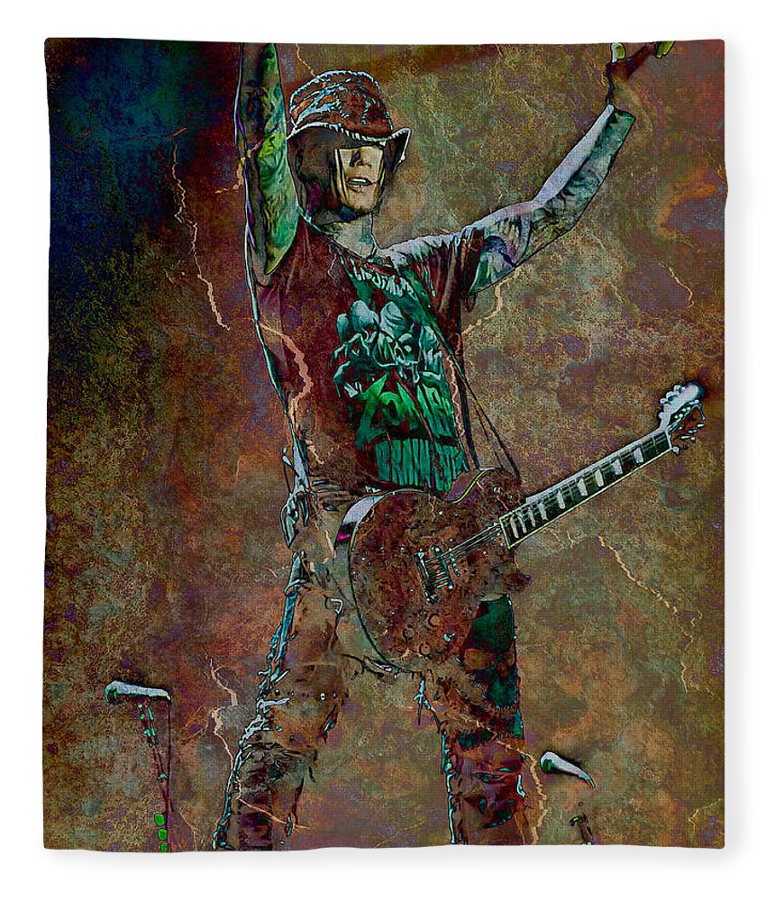 Guns N Roses lead guitarist Dj Ashba Fleece Blanket