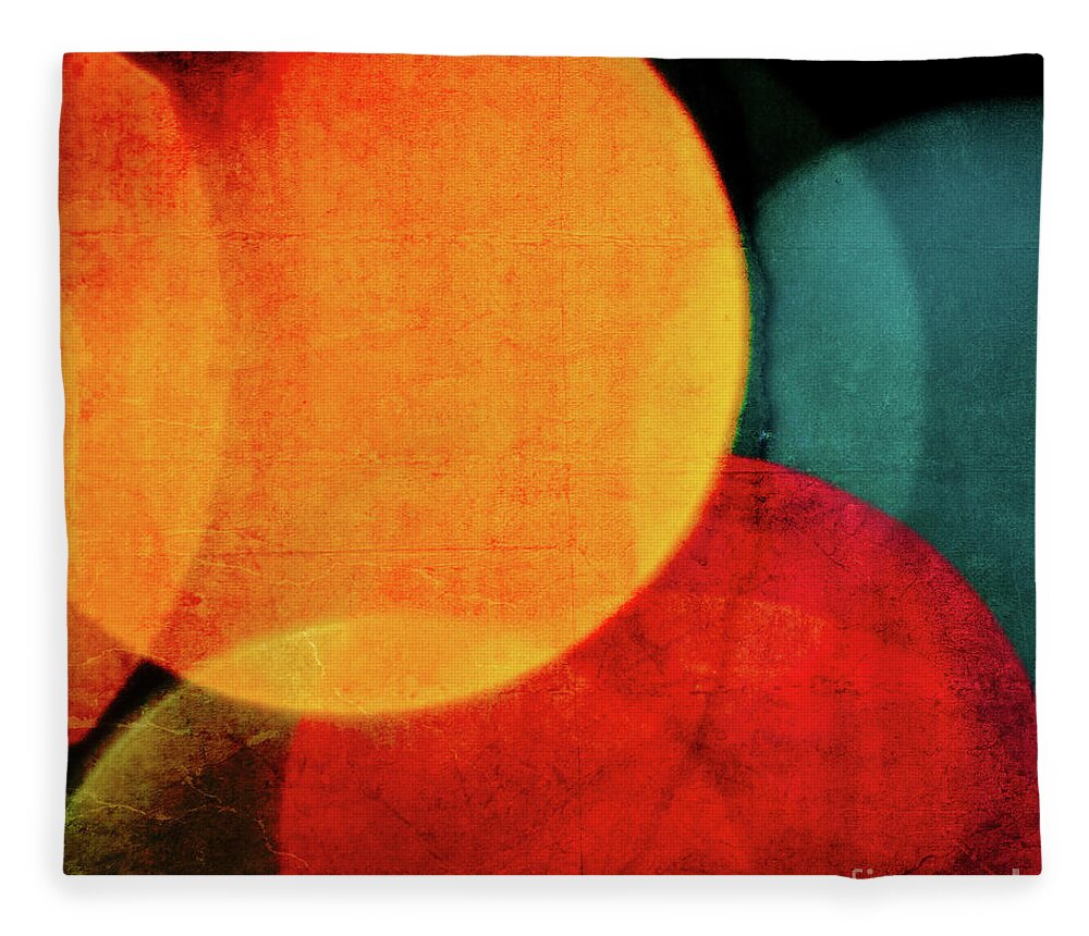 Harvest Moon Fleece Blanket featuring the photograph Harvest Moons square by Doug Sturgess