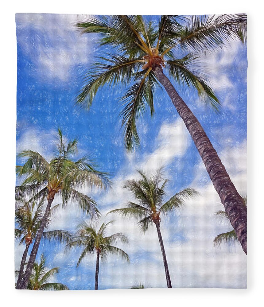 Hawaii Fleece Blanket featuring the photograph Hawaiian Vacation #4 by Sue Melvin