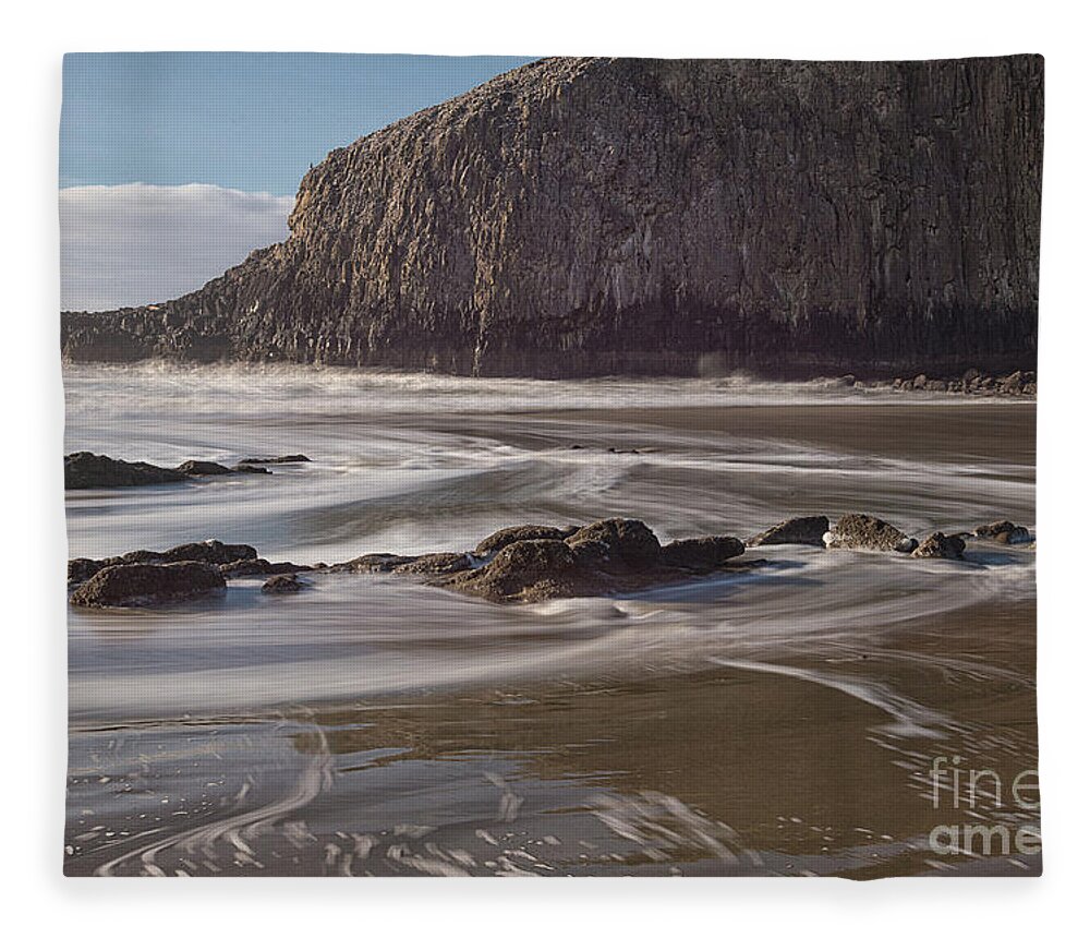 Rocks Fleece Blanket featuring the photograph Hidden Patterns by Craig Leaper