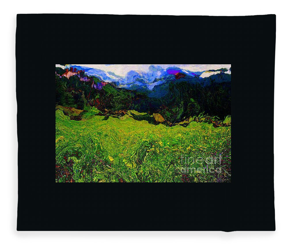 Yellowstone National Park Fleece Blanket featuring the photograph High Country Yellowstone by Julie Lueders 