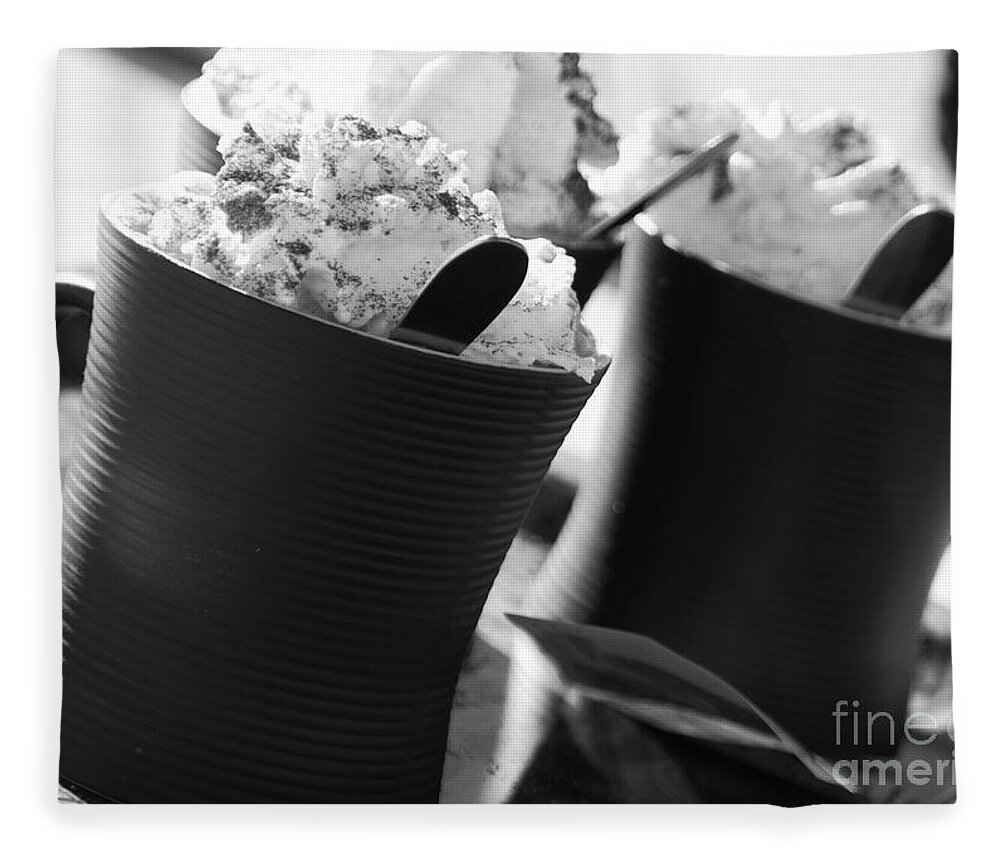 Background Fleece Blanket featuring the photograph Hot Chocolat by Adriana Zoon