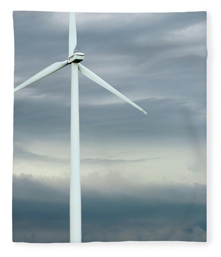 Storm Fleece Blanket featuring the photograph In the Foreground by Mary Anne Delgado