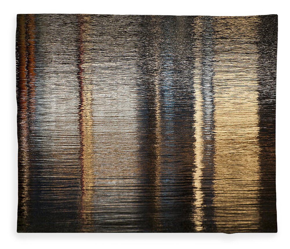 Abstract Fleece Blanket featuring the photograph Inn IV by Robert Potts
