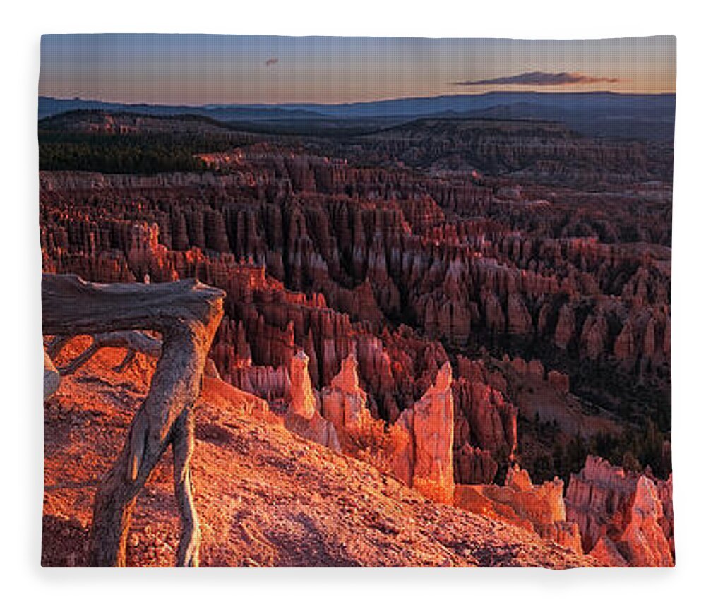 50s Fleece Blanket featuring the photograph Inspiration Point by Edgars Erglis
