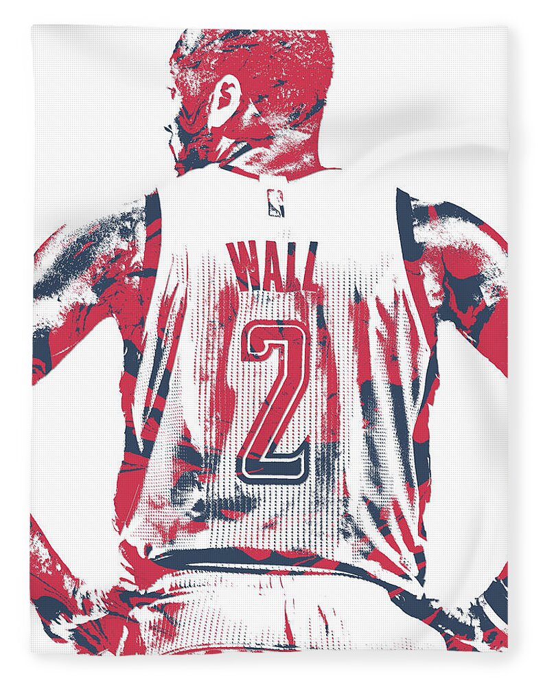 John Wall Washington Wizards Pixel Art 5 T-Shirt by Joe Hamilton - Fine Art  America