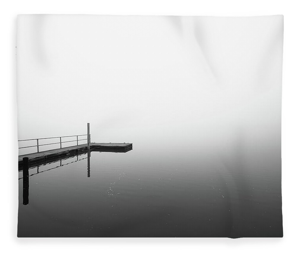 Fog Fleece Blanket featuring the photograph Just a dream and the wind to carry me by Wade Brooks