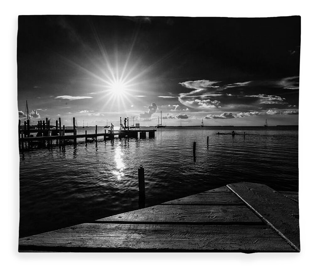 Key Largo Fleece Blanket featuring the photograph Key Largo by Kevin Cable