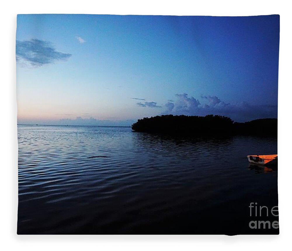 Key West Fleece Blanket featuring the photograph Key West morning1 by Merle Grenz