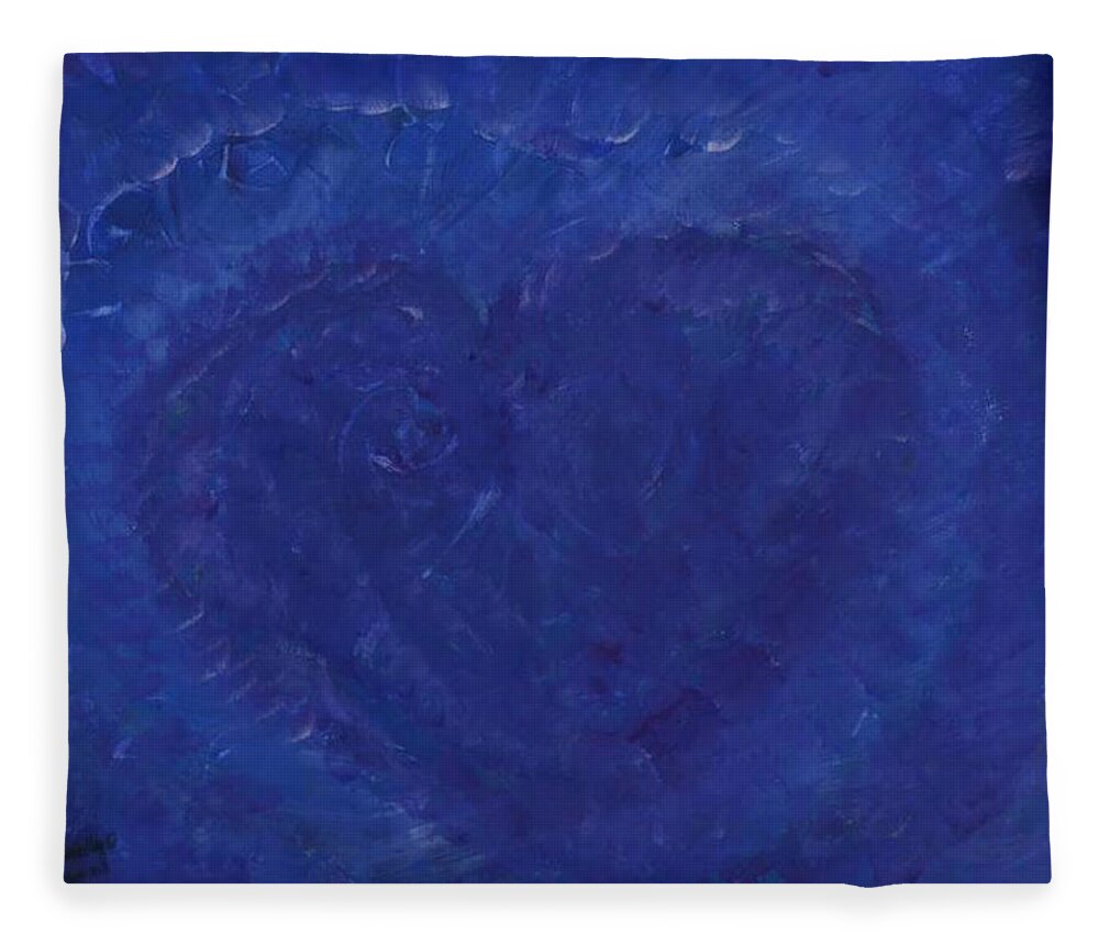 Painting Fleece Blanket featuring the painting Love by Annette Hadley
