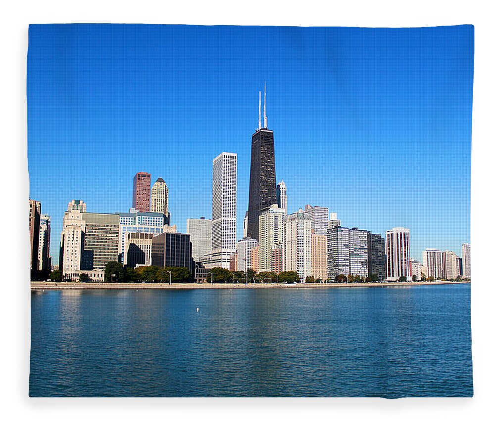 Chicago Fleece Blanket featuring the photograph Magnificent Chicago by Milena Ilieva