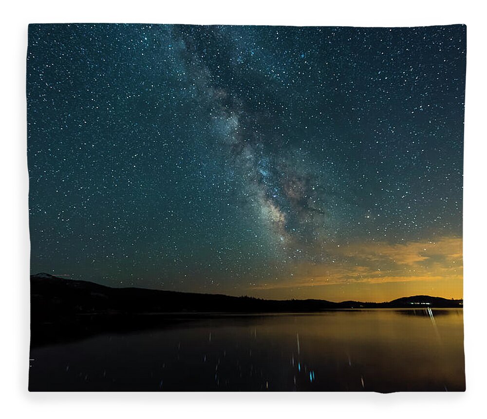 Airplanes Fleece Blanket featuring the photograph Milky Way 5 by Jim Thompson