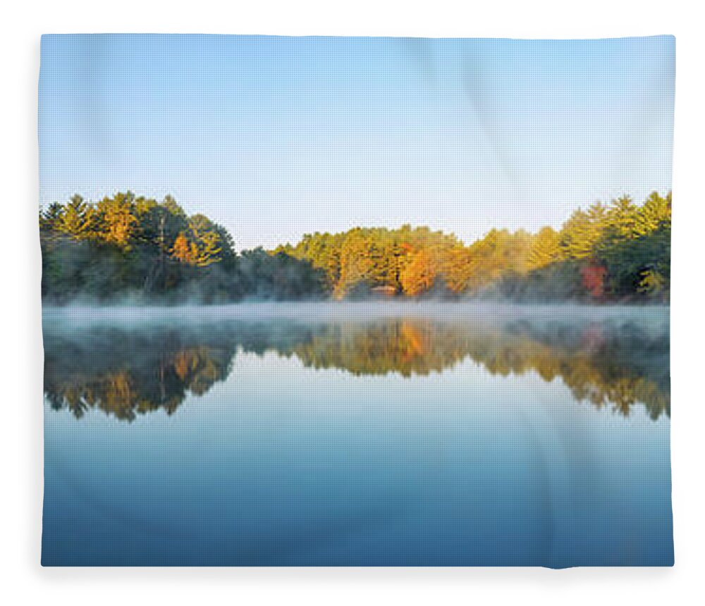 Mirror Lake State Park Fleece Blanket featuring the photograph Mirror Lake by Scott Norris