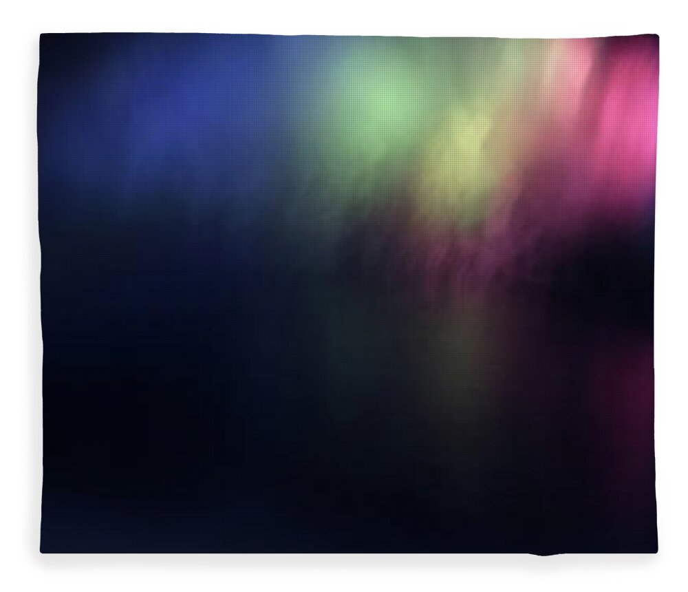 Corday Fleece Blanket featuring the photograph Light Paintings - Monet Meditation by Kathy Corday