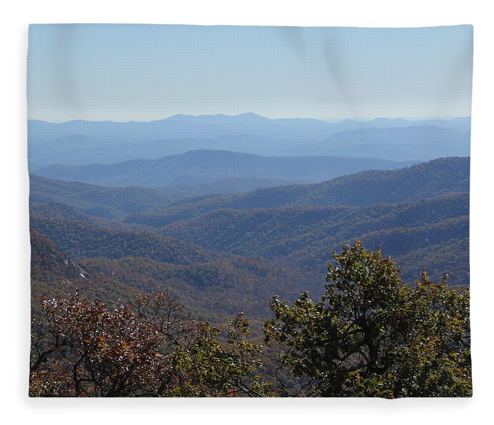 Mountains Fleece Blanket featuring the photograph Mountain Landscape 4 by Allen Nice-Webb