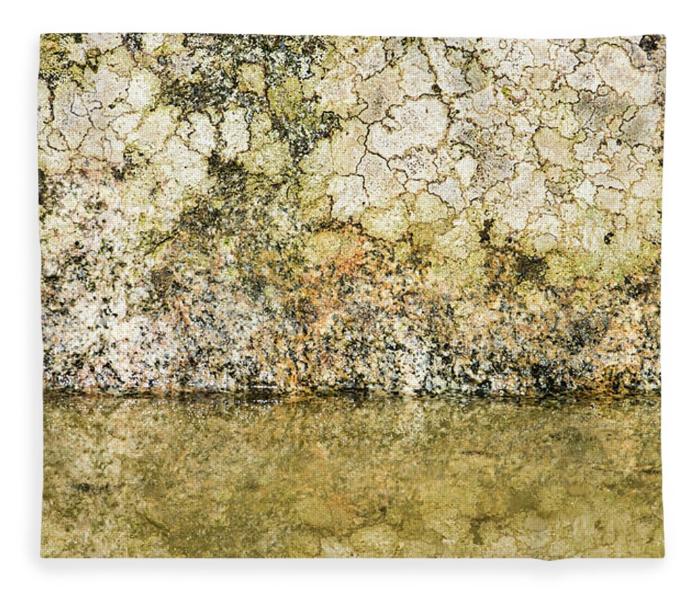 Background Fleece Blanket featuring the photograph Natural stone background by Torbjorn Swenelius