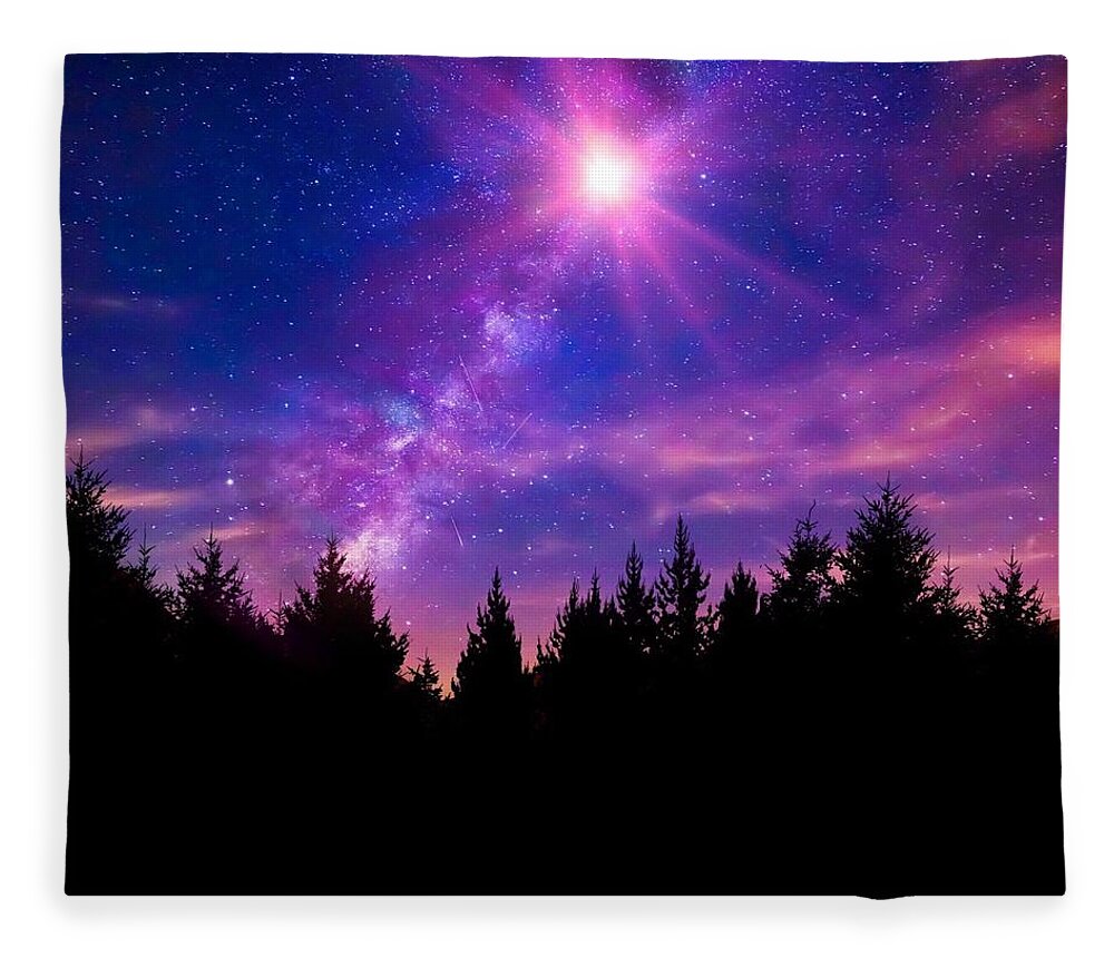 #nebulagalaxy #boymum #crafts #artsandcrafts #colourful #colour #bright #diy #galaxypainting #galaxyart #artwork #acrylicpainting #acrylicpaint #galaxy #art #selftaughtartist #artist #painting #secondpainting #planets #universe #breathtaking #summertime #amazing #beautiful #hairstyles #star Fleece Blanket featuring the photograph Nebula by Tania Oliver