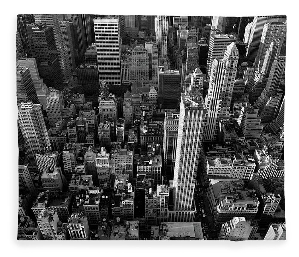 New York Fleece Blanket featuring the photograph New York, New York 5 by Ron Cline