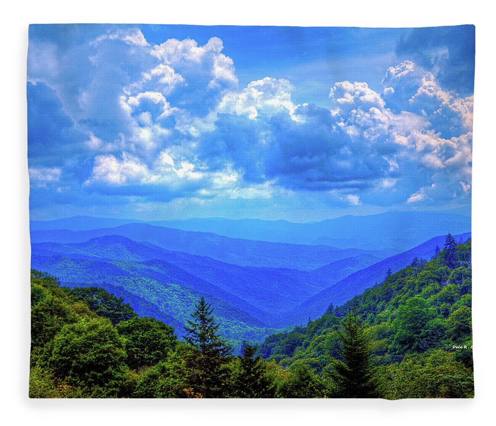Newfound Gap Fleece Blanket featuring the photograph Newfound Gap by Dale R Carlson