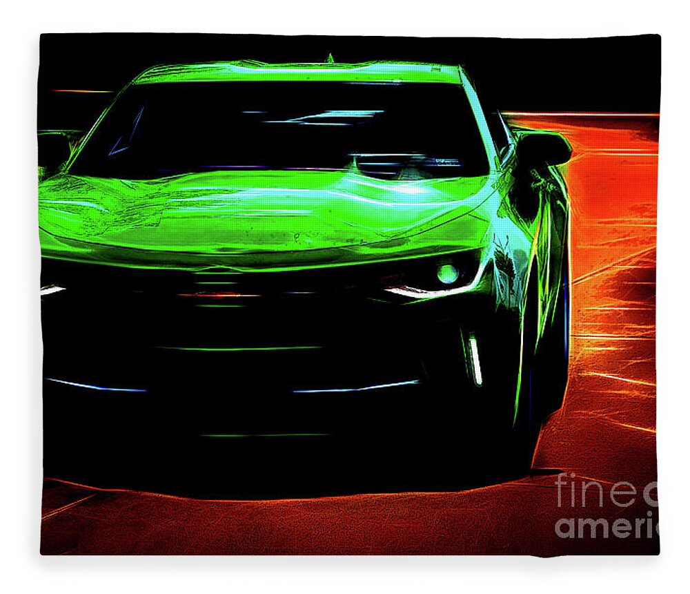 2018 Fleece Blanket featuring the photograph Night Rider by Diana Mary Sharpton