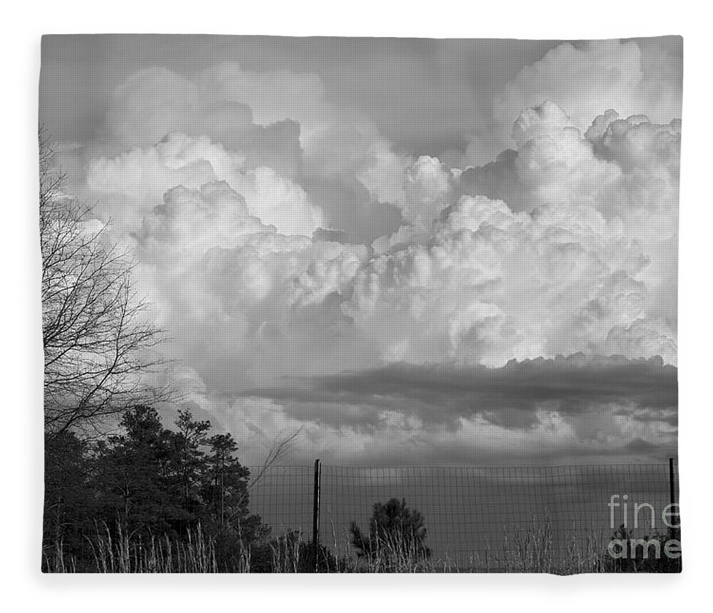 Landscape Fleece Blanket featuring the photograph Off the Parkway by Lara Morrison