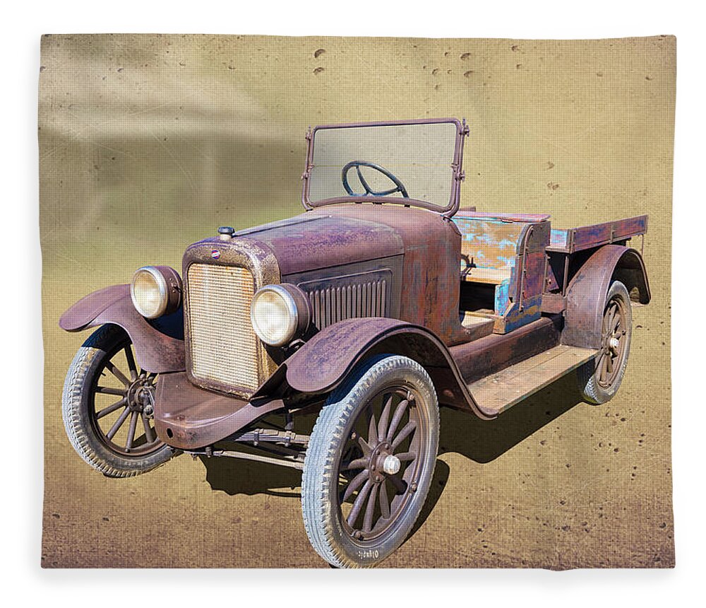 Pickup Fleece Blanket featuring the photograph Old Beauty by Keith Hawley