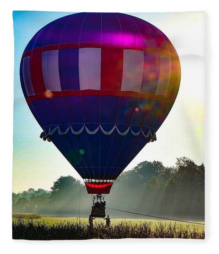  Fleece Blanket featuring the photograph Perfect Landing by Kendall McKernon