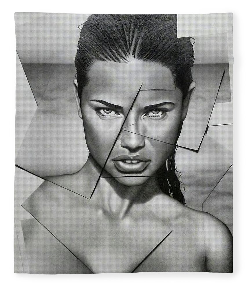 Adriana Lima Drawing by Charles Holland - Pixels