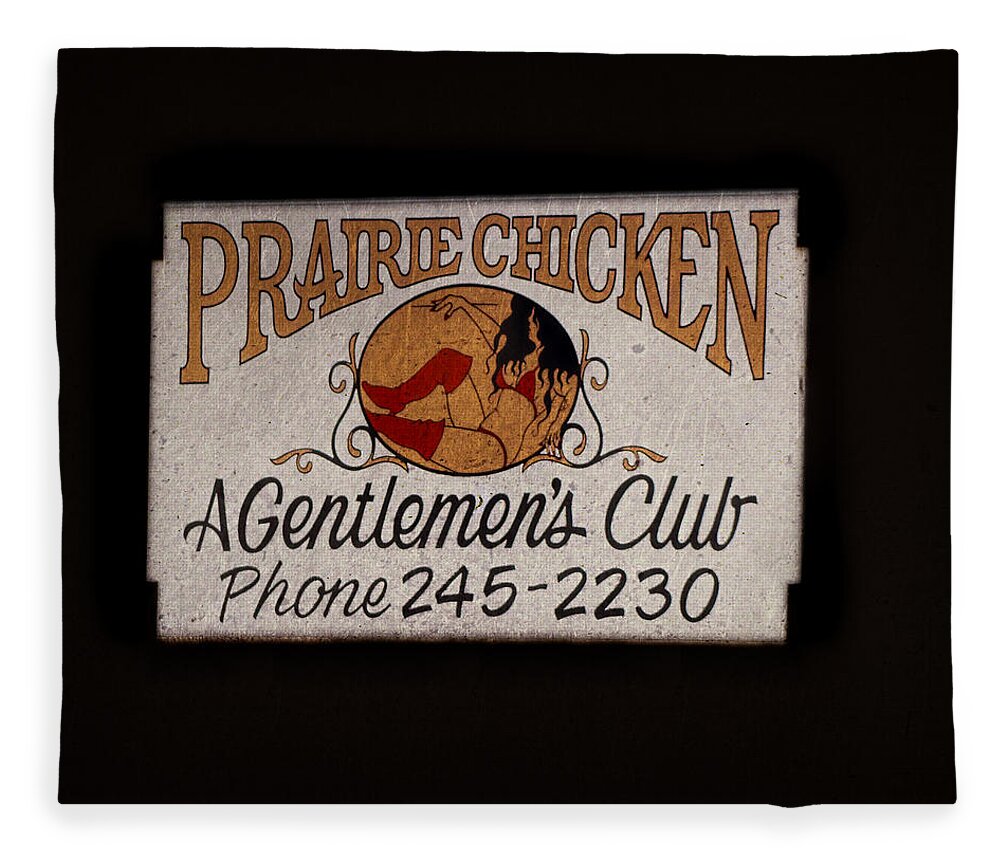  Fleece Blanket featuring the photograph Prairie Chicken Gentlemen's Club by Cathy Anderson