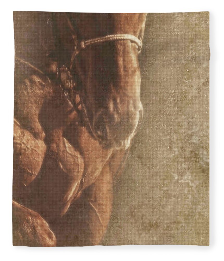 Prowess Fleece Blanket featuring the photograph Prowess and Power by Amanda Smith
