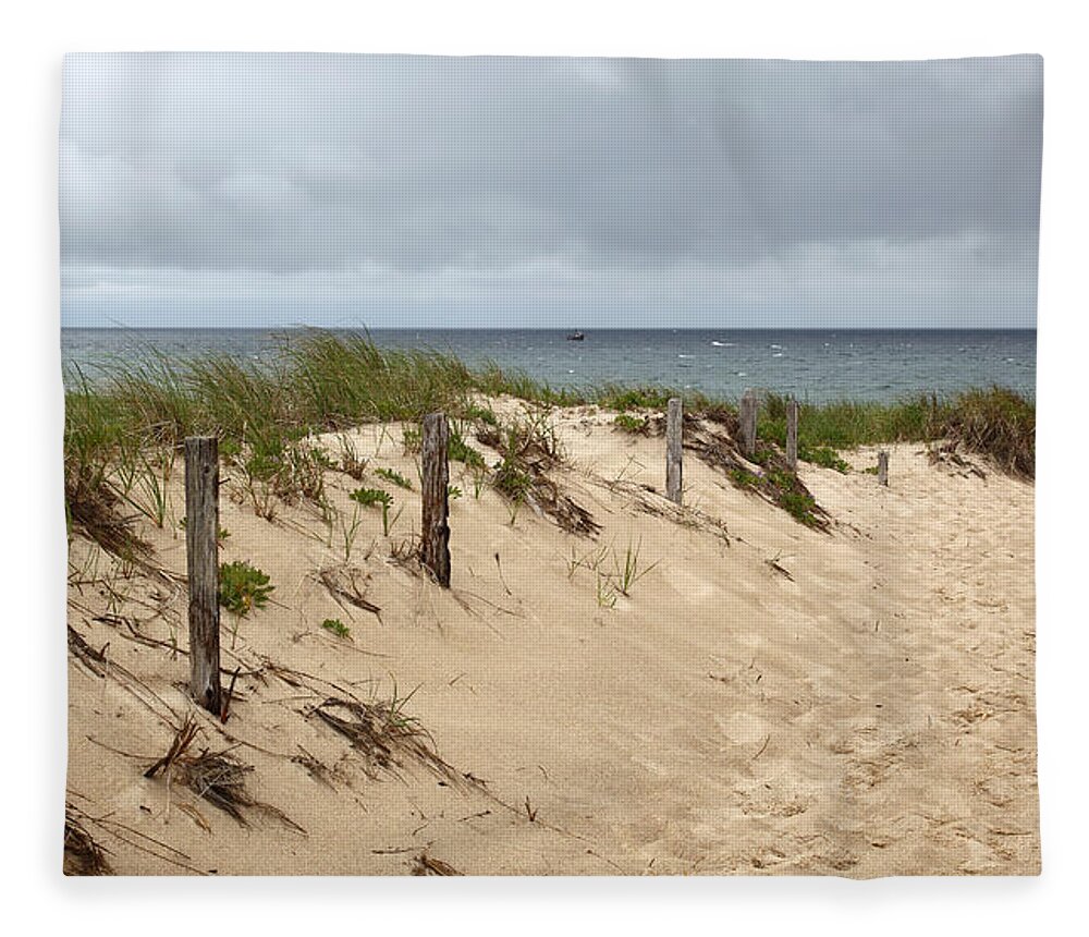 Beach Fleece Blanket featuring the photograph Race Point Beach Provincetown Massachusetts by Michelle Constantine
