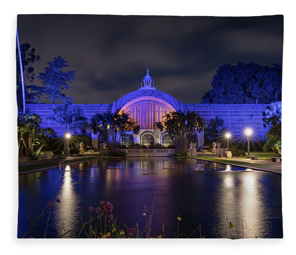 Photosbymch Fleece Blanket featuring the photograph Reflection in the Lily Pond by M C Hood